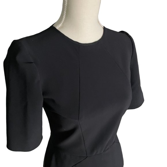 DAI London Fundamental Shift Dress size UK 6 / US 0 2 XS black career - Picture 3 of 12